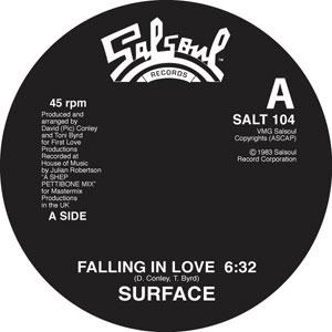 Surface Falling In Love 12インチ us オリジナル SURFACE / FALLING IN LOVE / 12