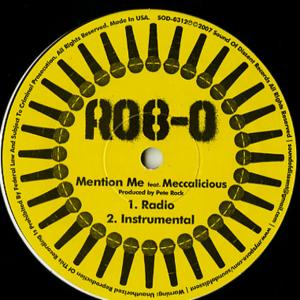 USED]ROB-O / MENTION ME / RHYME TIGHTER / 12