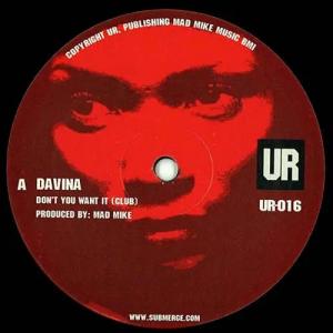 DAVINA / DON'T YOU WANT IT? / 12